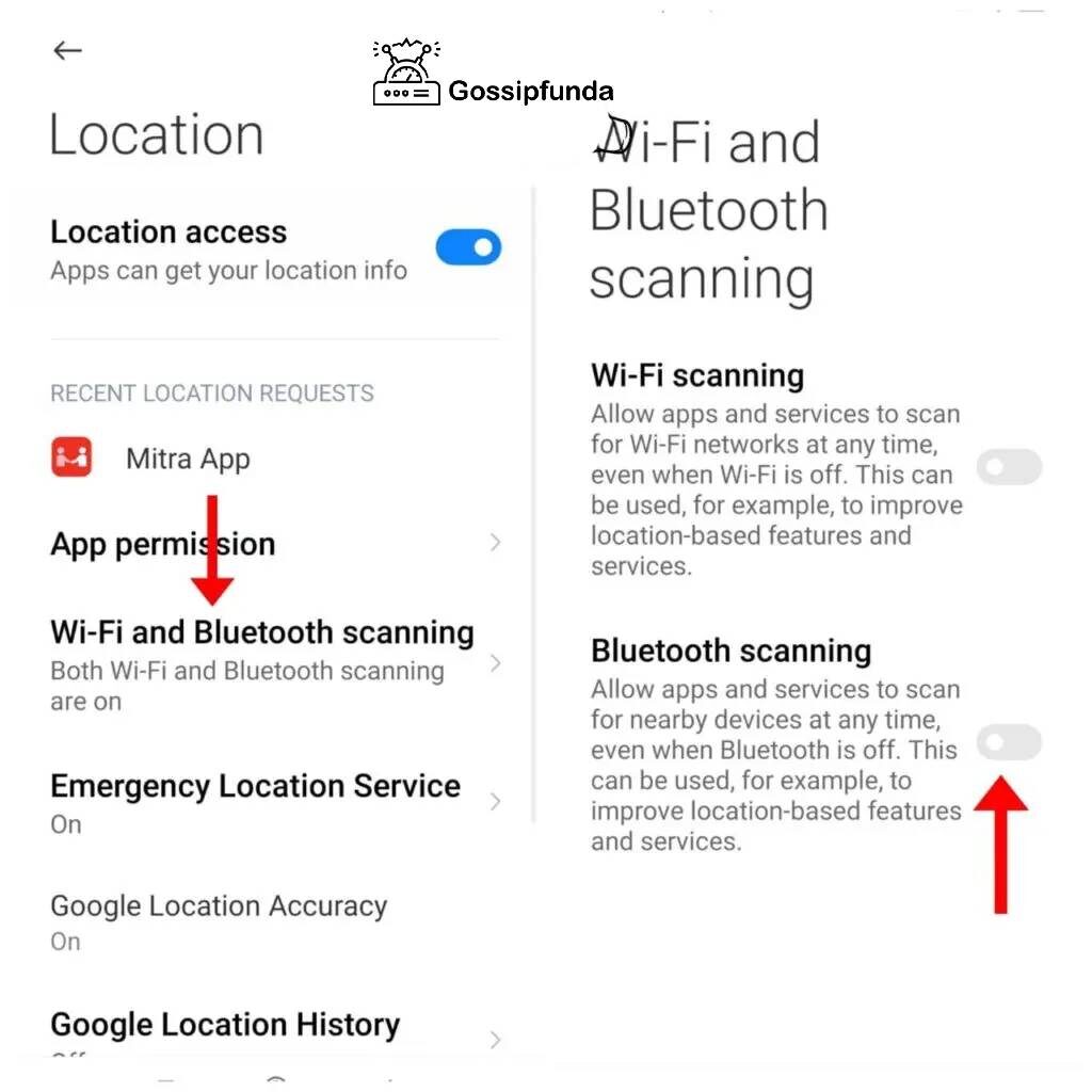 wifi and Bluetooth scanning