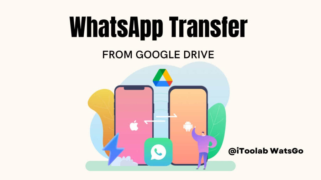 restore whatsapp backup from google drive to iphone