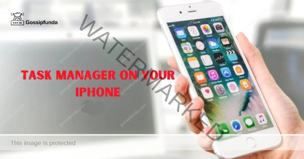 How to bring up task manager in iPhone/MacBook