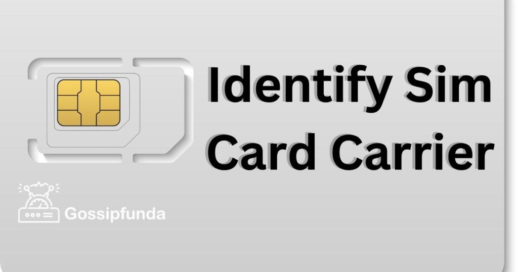 Identify Sim Card Carrier