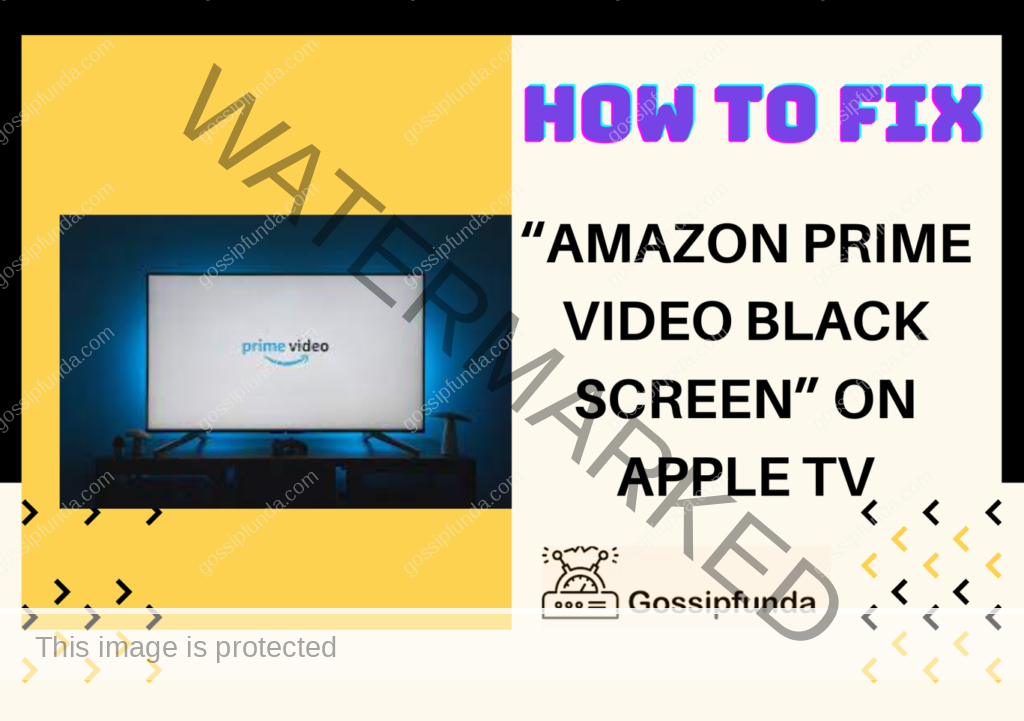 Amazon Prime Video Black Screen