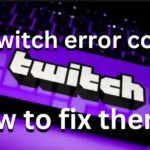 All twitch error code
