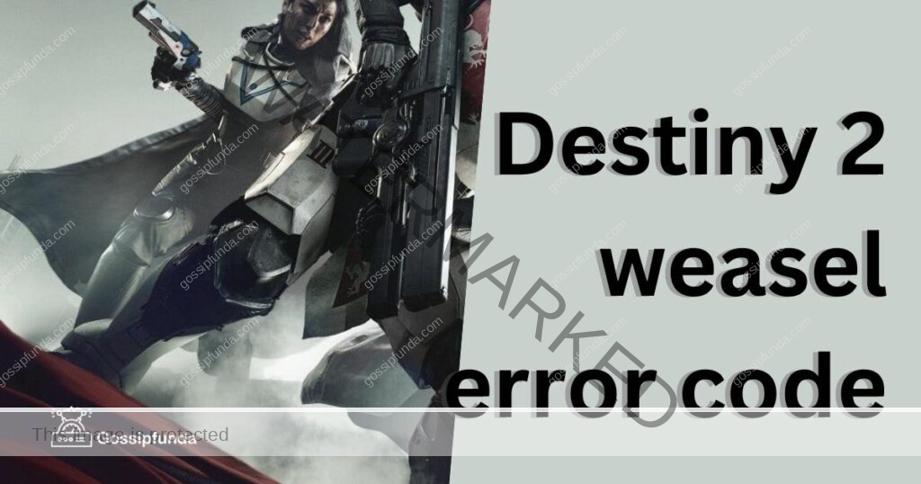 Destiny 2 weasel error code