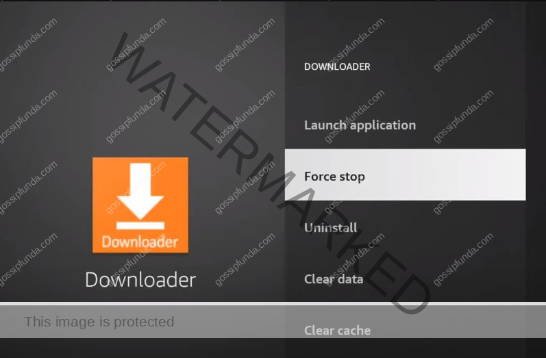 Step 5: Tap on force Stop