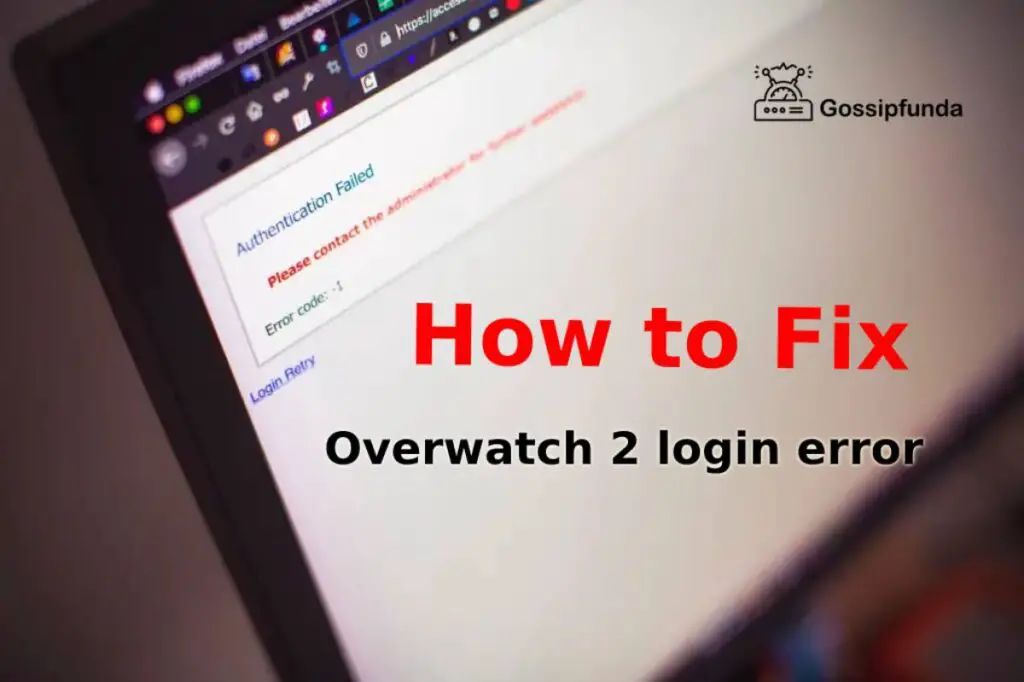 Overwatch 2 login error