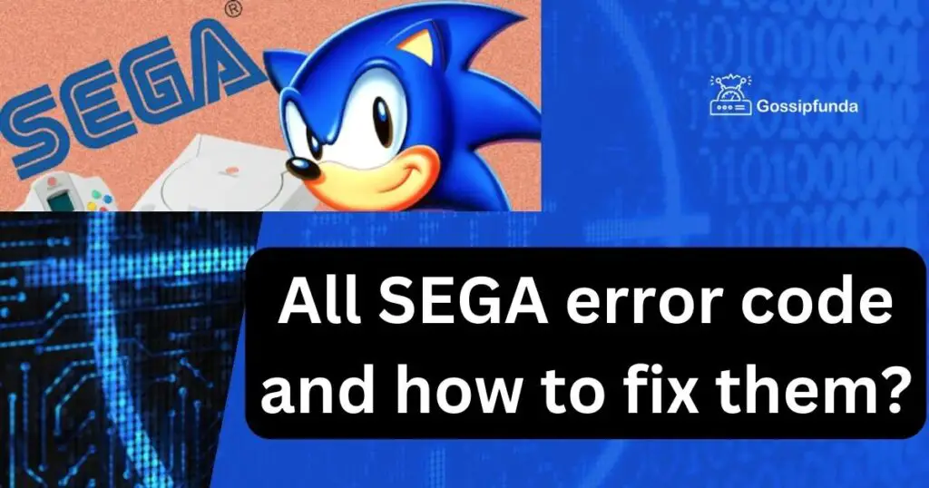 All SEGA error code