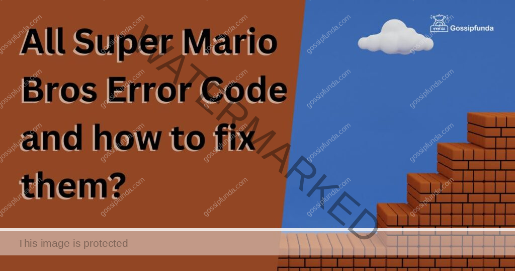 All Super Mario Bros Error Code