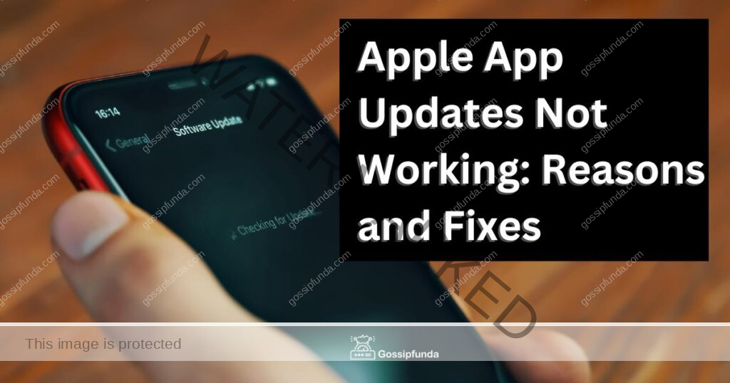 apple app updates not working
