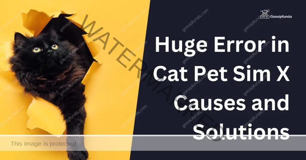 Huge Error in Cat Pet Sim X