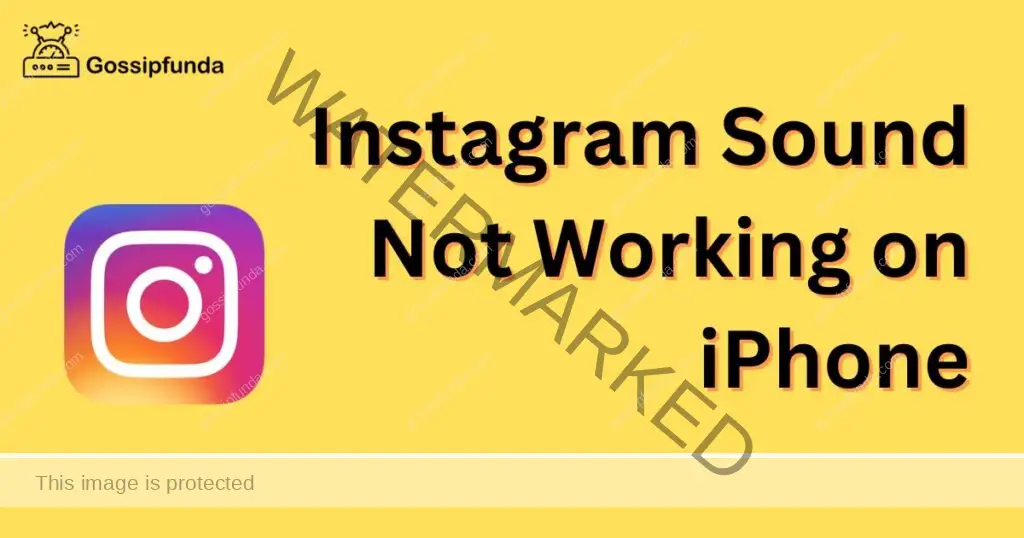 Instagram Sound Not Working on iPhone