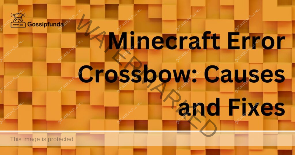 Minecraft error crossbow
