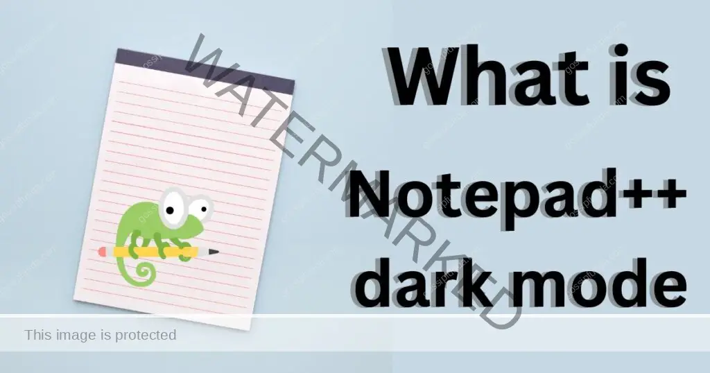 Notepad++ dark mode