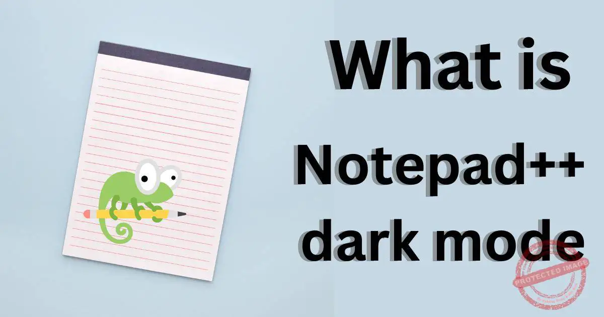 Notepad++ dark mode Gossipfunda