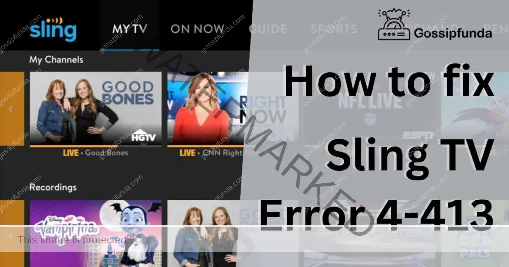 Sling TV Error 4-413