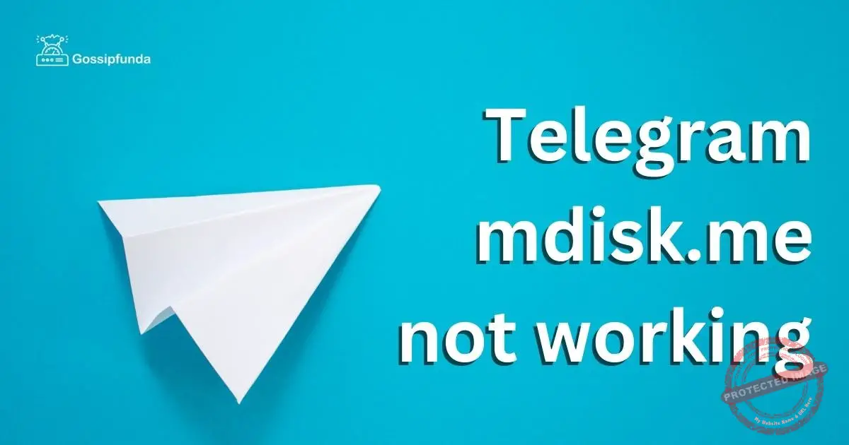 Telegram mdisk.me not working Telegram mdisk link not opening
