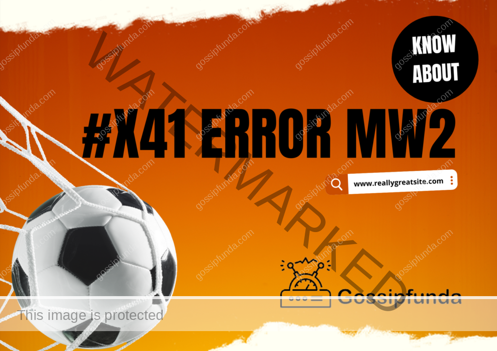 #x41 error mw2
