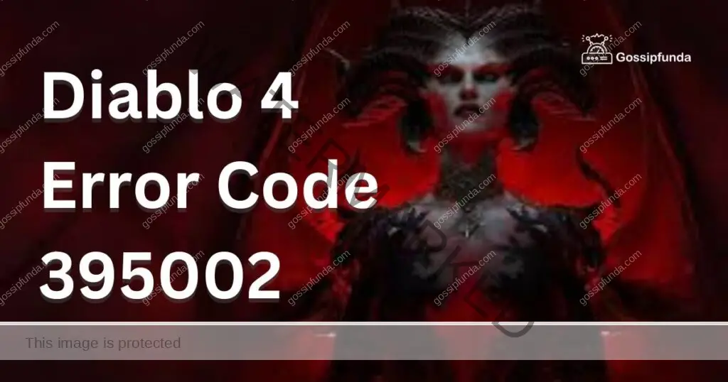 Diablo 4 Error Code 395002