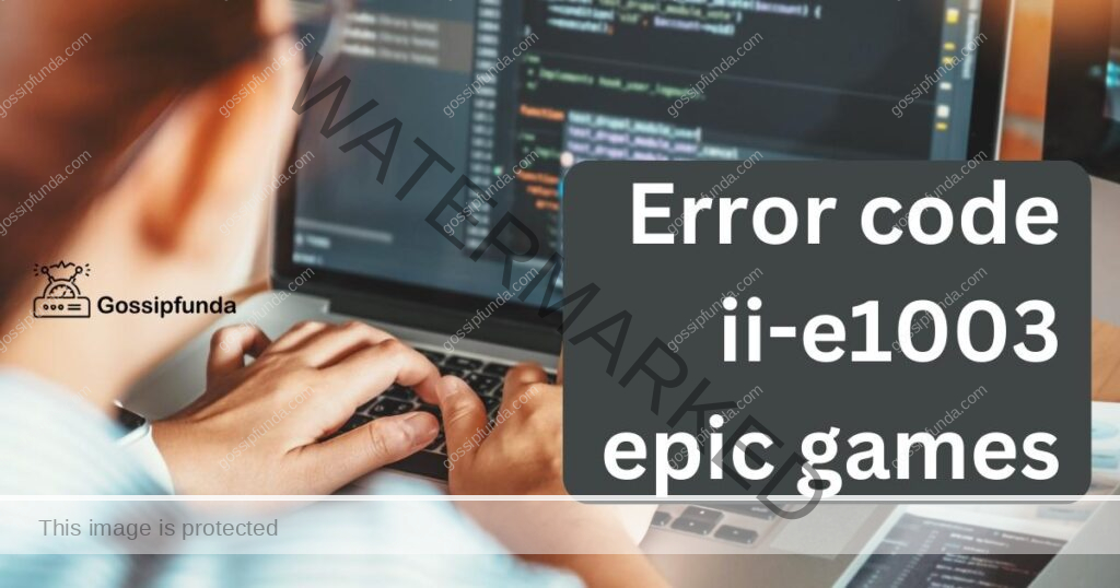 Error code ii-e1003 epic games