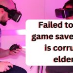Failed to save game save data is corrupted elden ring