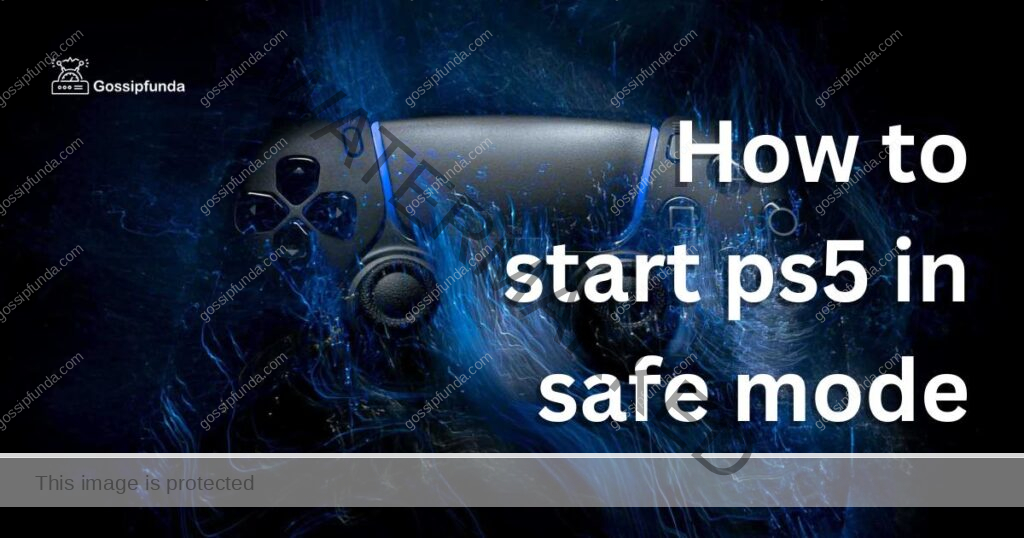 How to start ps5 in safe mode