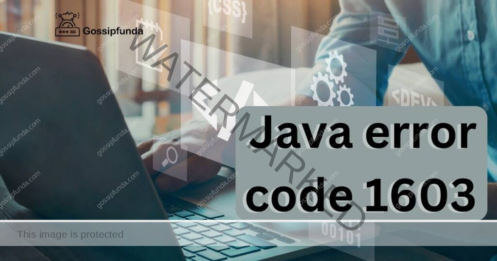 Java error code 1603