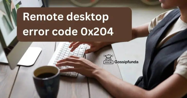error code 0x204 microsoft remote desktop