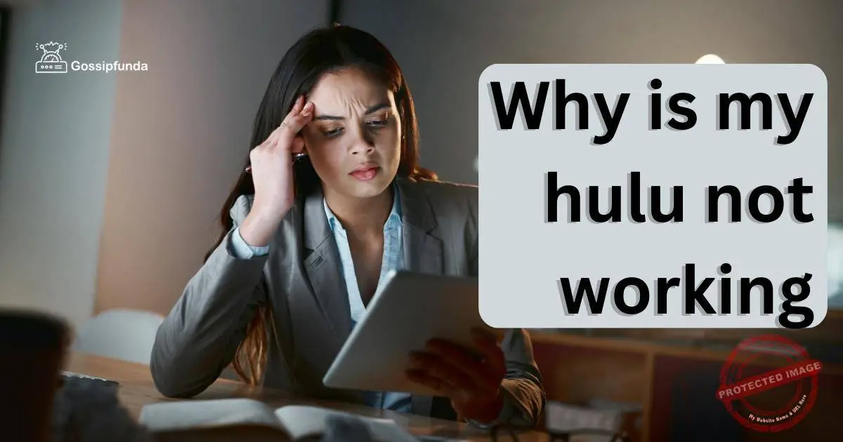 Why is my hulu not working How to fix Gossipfunda