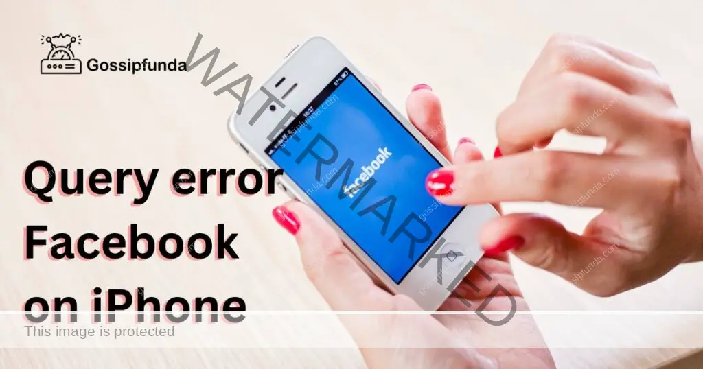 Query error facebook on iphone