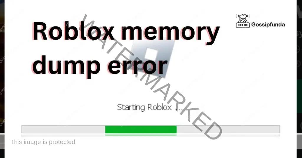 Roblox memory dump error