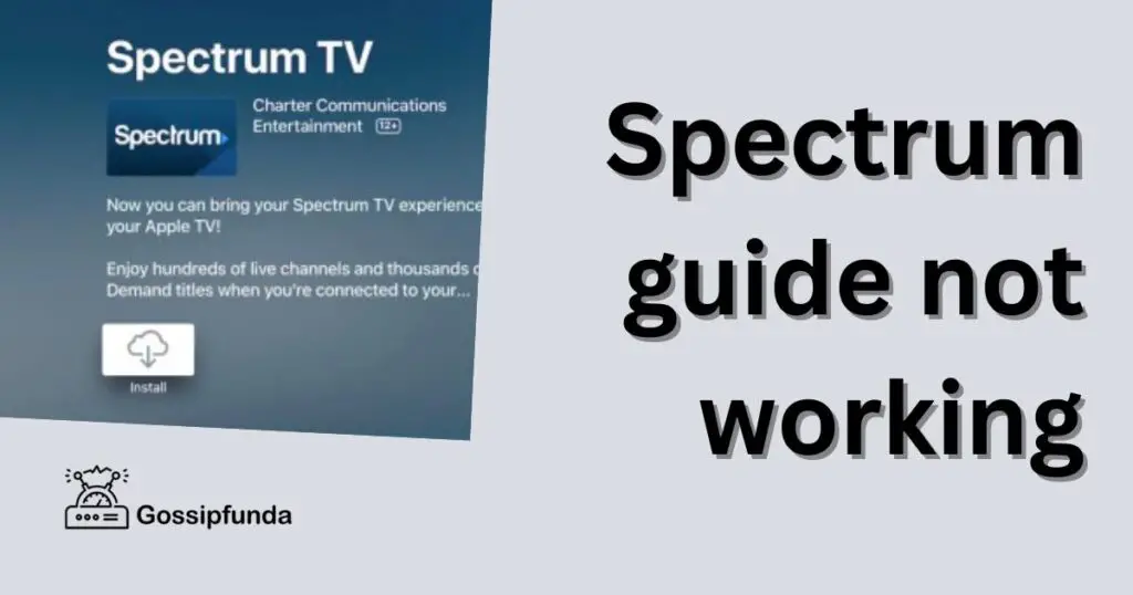 spectrum guide not working