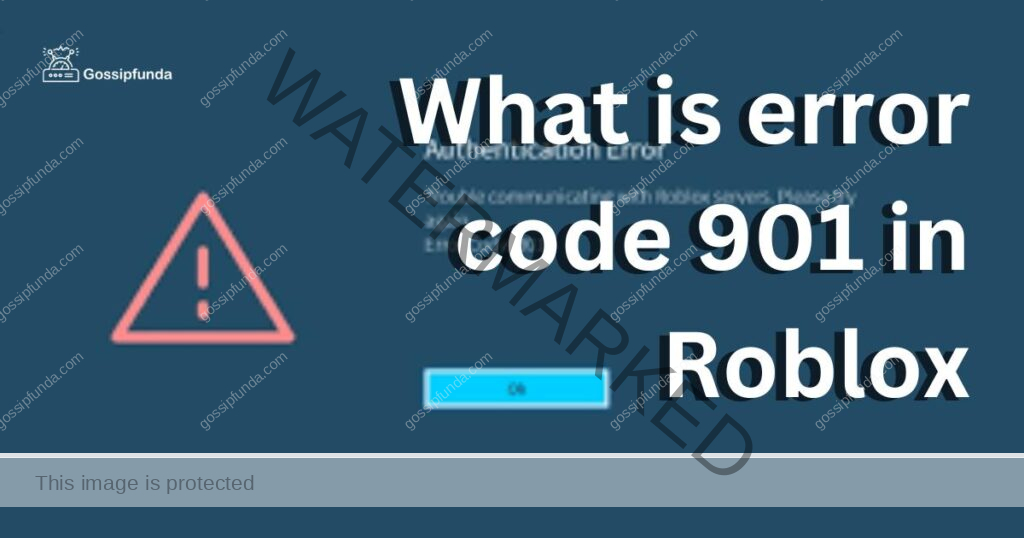 What is error code 901 in Roblox