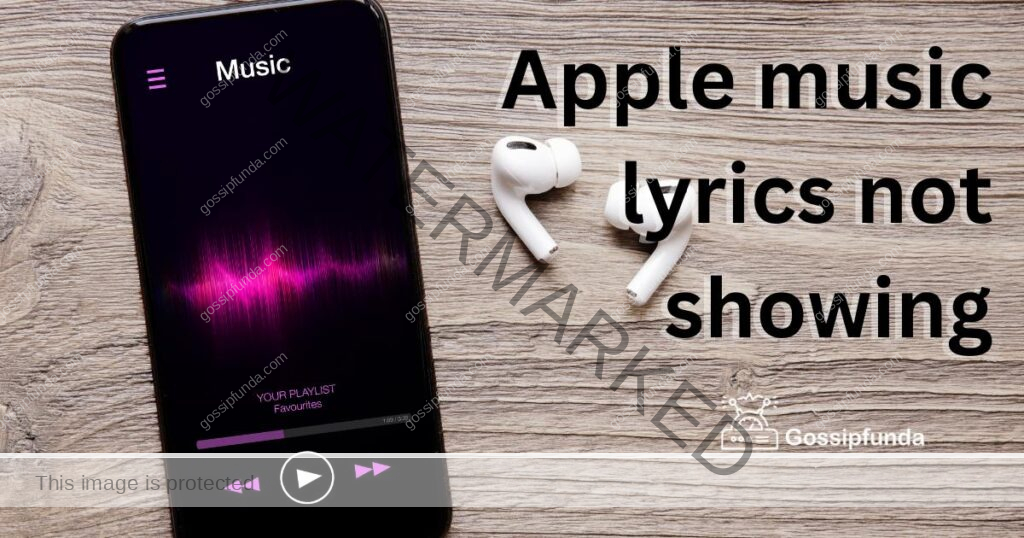 Apple music lyrics not showing