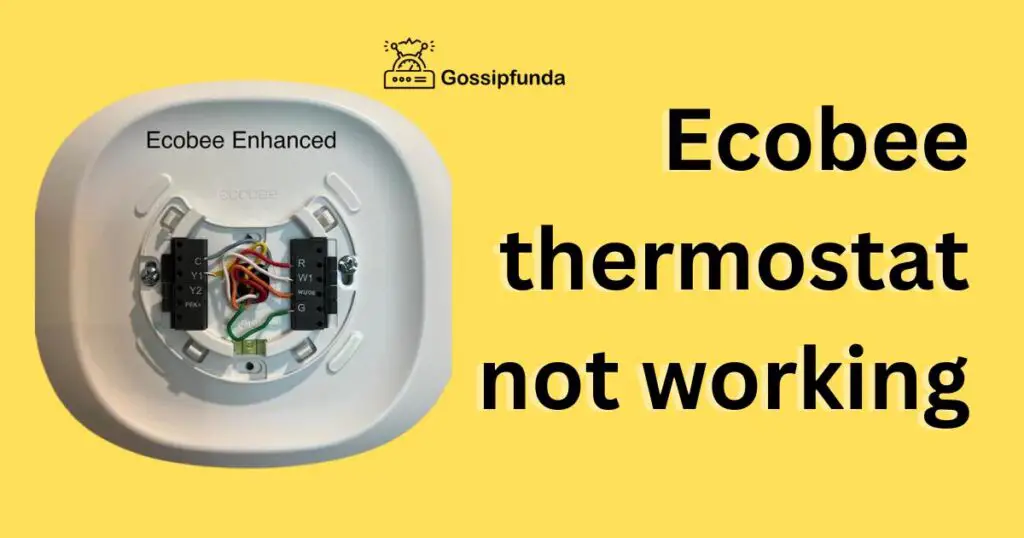 Ecobee thermostat not working