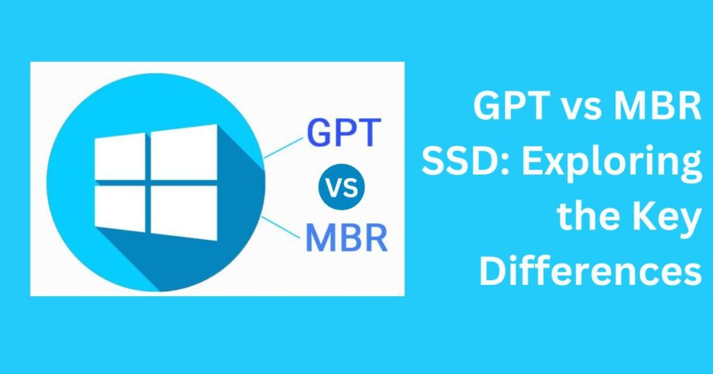 GPT vs MBR SSD