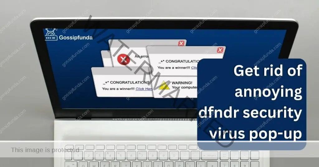 Get rid of annoying dfndr security virus pop-up