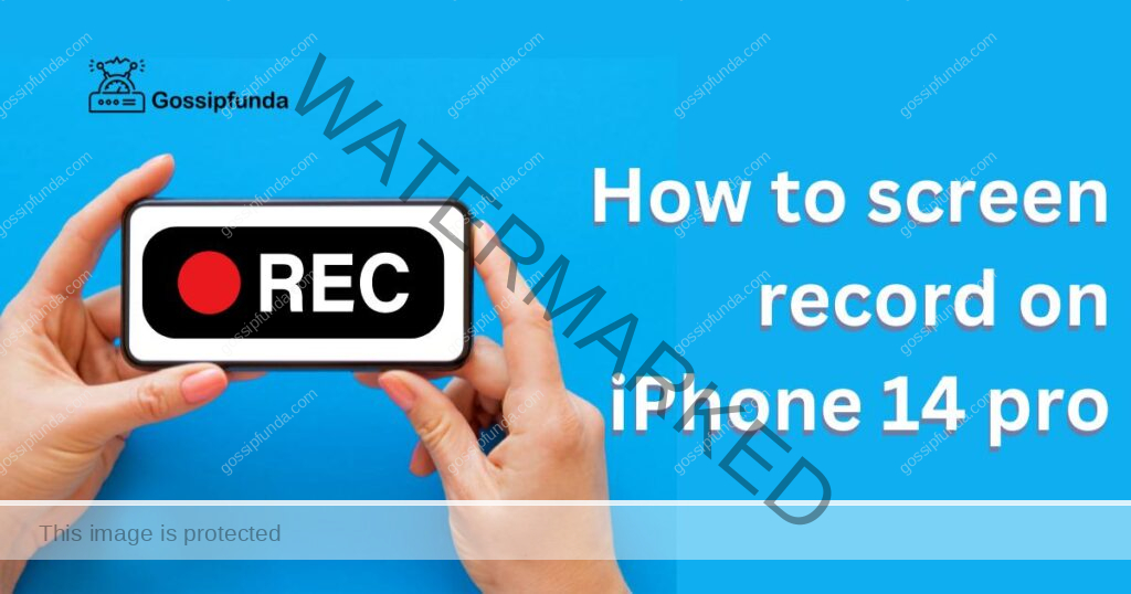 How to screen record on iPhone 14 pro
