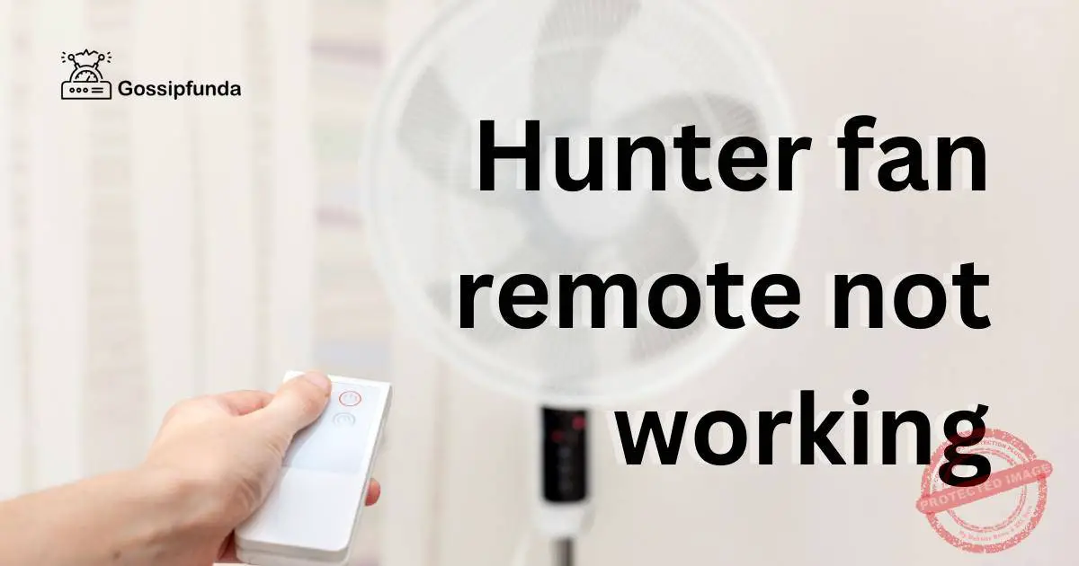 Hunter fan remote not working Gossipfunda