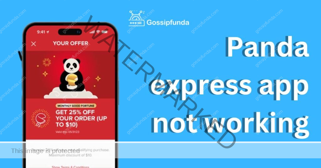 Panda express app not working