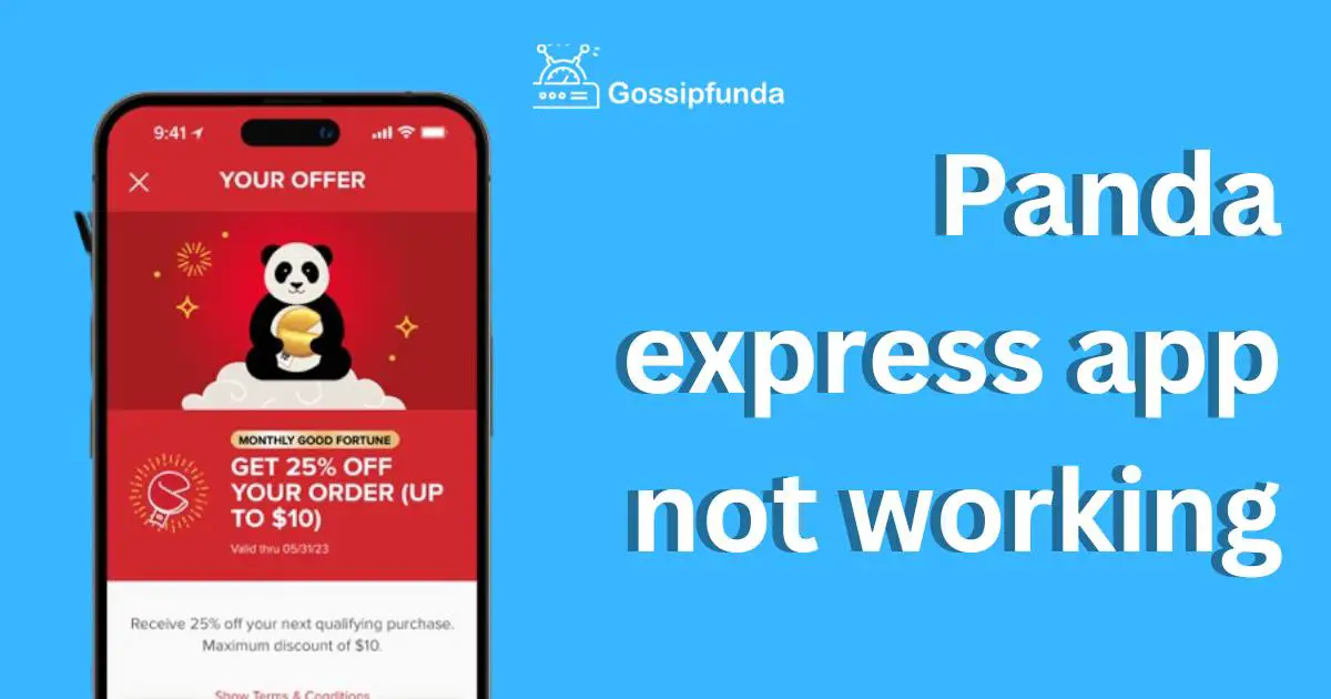 Panda express app not working Gossipfunda