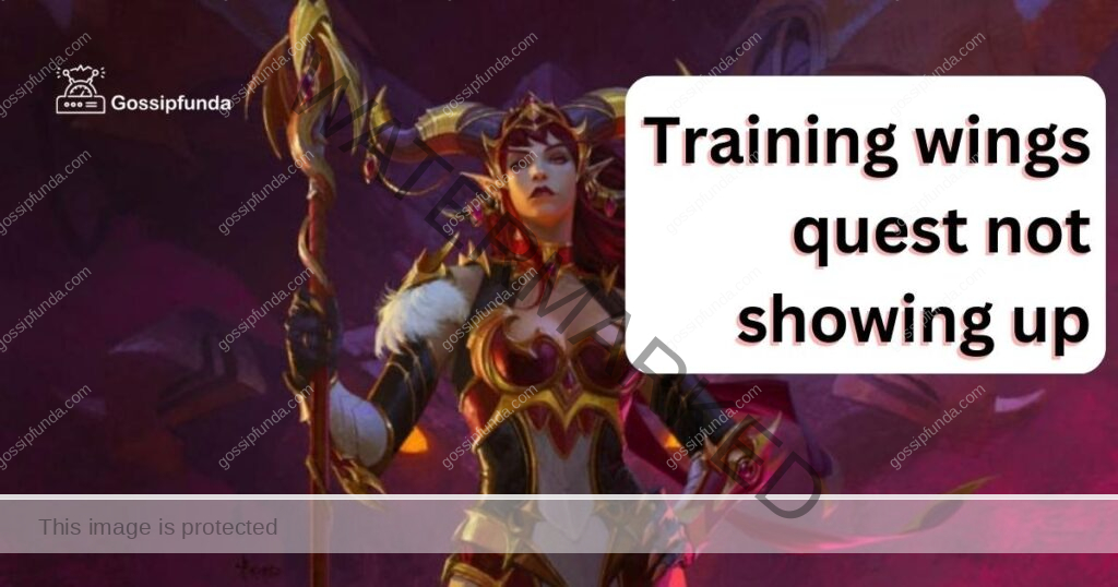 Training wings quest not showing up
