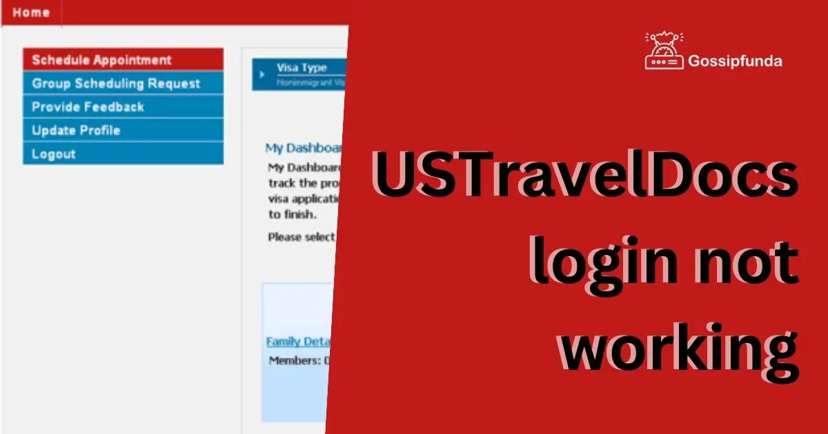 USTravelDocs login not working How to fix in Seconds?