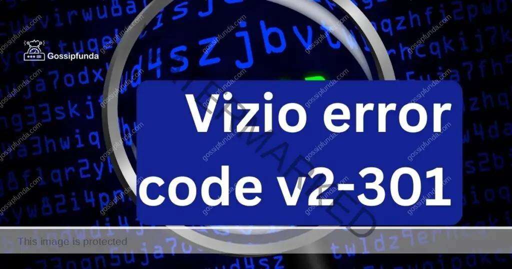 Vizio error code v2-301