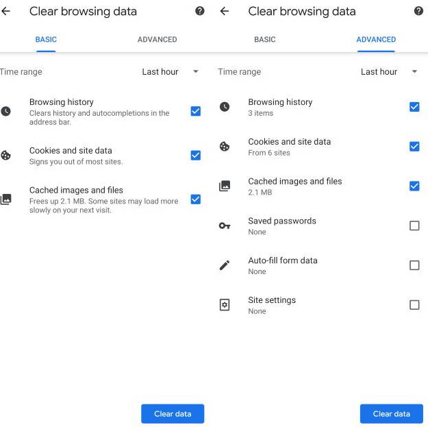 Clear Your Cache and Cookies