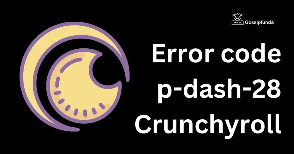 Error code p-dash-28 Crunchyroll