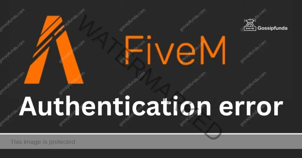 FiveM authentication error