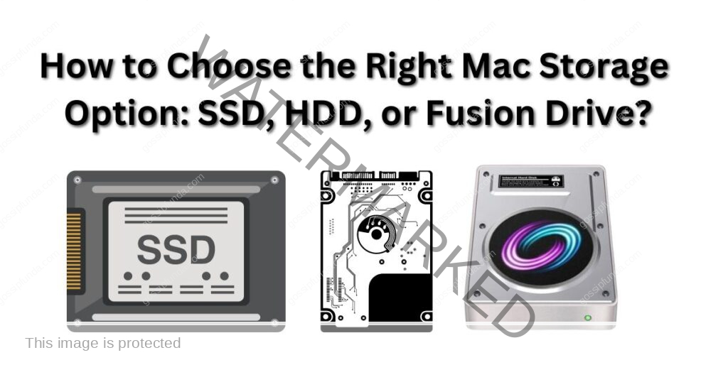 How to Choose the Right Mac Storage Option: SSD, HDD, or Fusion Drive?