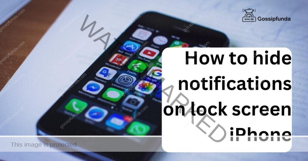How to hide notifications on lock screen iPhone