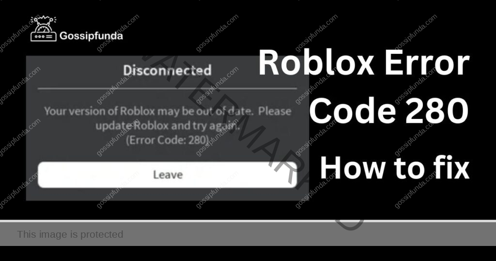 Roblox Error Code 280