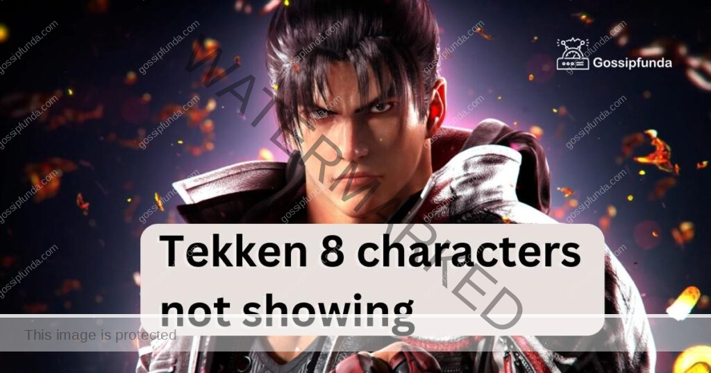 Tekken 8 characters not showing