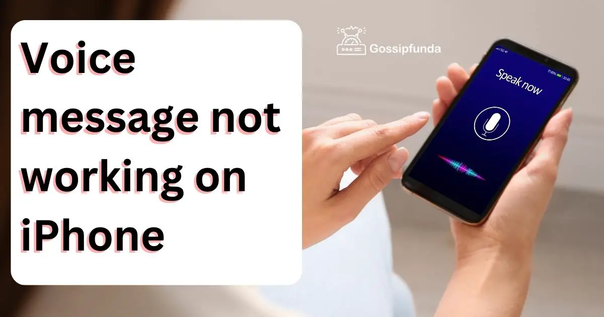 voice message iphone not working